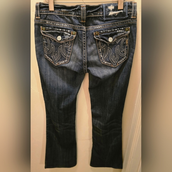 MEK Denium Embroidered Boot Cut Jeans for Women 28 x 30 - Picture 6 of 7